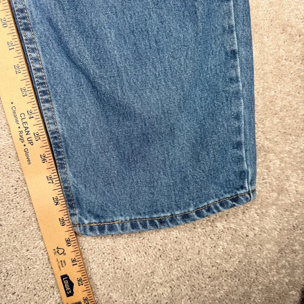 Levis 550 Relaxed Fit Tapered Leg Jeans Mens 44x30 Blue Denim Medium Wash
